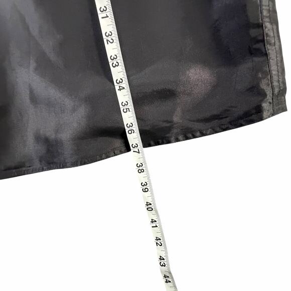 Ubu Reversible Parisian Opera Raincoat Small Black Red iridescent Pleated Hooded - Picture 12 of 15